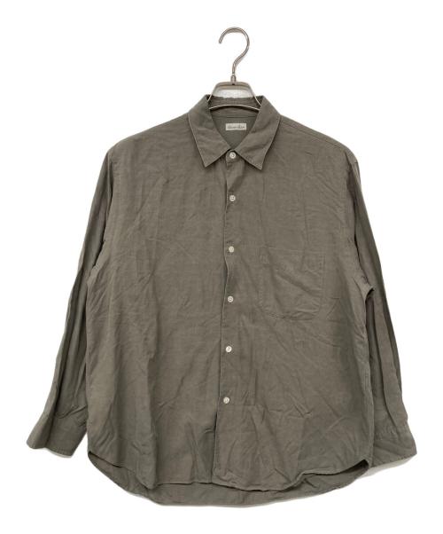 STEVEN ALAN（スティーブンアラン）STEVEN ALAN (スティーブンアラン) スラブ レギュラーカラー シャツ LOOSE カーキ サイズ:Sの古着・服飾アイテム