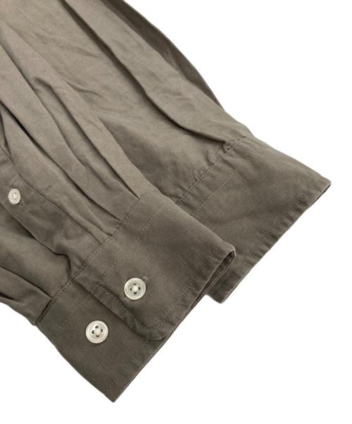 STEVEN ALAN（スティーブンアラン）STEVEN ALAN (スティーブンアラン) スラブ レギュラーカラー シャツ LOOSE カーキ サイズ:Sの古着・服飾アイテム