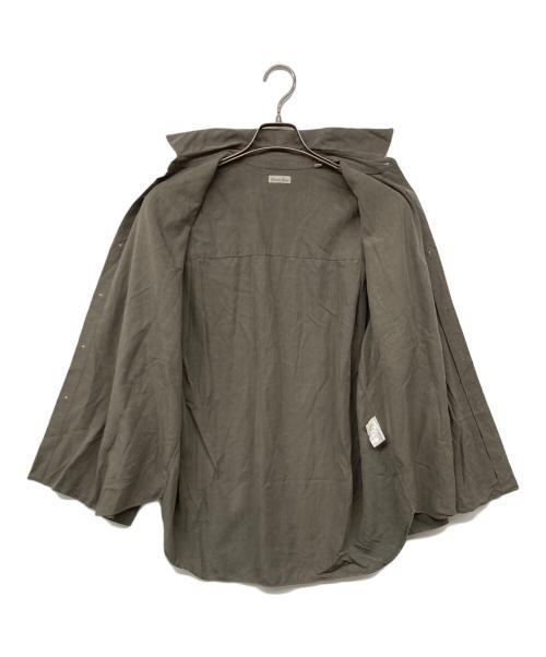 STEVEN ALAN（スティーブンアラン）STEVEN ALAN (スティーブンアラン) スラブ レギュラーカラー シャツ LOOSE カーキ サイズ:Sの古着・服飾アイテム