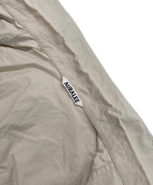 AURALEE（オーラリー）AURALEE (オーラリー) WASHED FINX TWILL BIG SHIRTS / ウォッシュド フィンクス ツイル ビッグシャツ ベージュ サイズ:3の古着・服飾アイテム