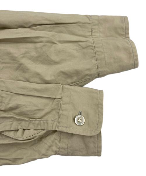 AURALEE（オーラリー）AURALEE (オーラリー) WASHED FINX TWILL BIG SHIRTS / ウォッシュド フィンクス ツイル ビッグシャツ ベージュ サイズ:3の古着・服飾アイテム