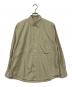 AURALEE（オーラリー）の古着「WASHED FINX TWILL BIG SHIRTS / ウォッシュド フィンクス ツイル ビッグシャツ」｜ベージュ