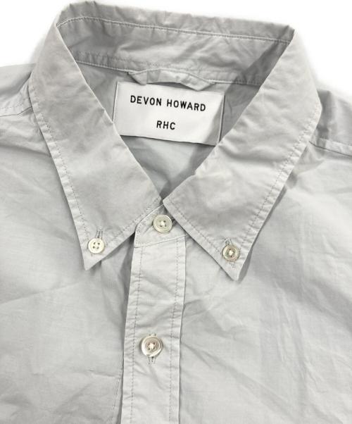 Ron Herman（ロンハーマン）Ron Herman (ロンハーマン) DEVON HOWARD (デヴォン・ハワード) ブロード ボタンダウン ドレスシャツ グレー サイズ:Mの古着・服飾アイテム