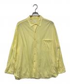 KANEMASA PHIL.カネマサフィル）の古着「46G ARTISAN JERSEY SHIRT / 長袖シャツ」｜イエロー
