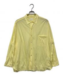 KANEMASA PHIL.（カネマサフィル）の古着「46G ARTISAN JERSEY SHIRT / 長袖シャツ」｜イエロー