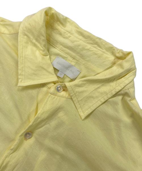 KANEMASA PHIL.（カネマサフィル）KANEMASA PHIL. (カネマサフィル) 46G ARTISAN JERSEY SHIRT / 長袖シャツ イエロー サイズ:Mの古着・服飾アイテム