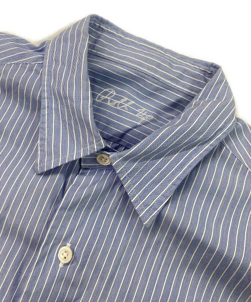 Porter Classic（ポータークラシック）Porter Classic (ポータークラシック) ROLL UP SHIRT / ストライプ シャツ ブルー サイズ:Sの古着・服飾アイテム