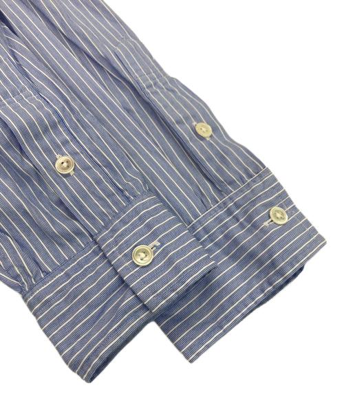 Porter Classic（ポータークラシック）Porter Classic (ポータークラシック) ROLL UP SHIRT / ストライプ シャツ ブルー サイズ:Sの古着・服飾アイテム