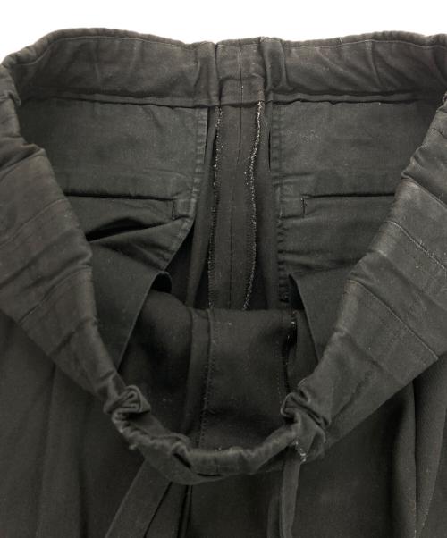 LOOPE（ルーペ）LOOPE (ルーペ) EASY TROUSERS / コットン イージー スラックス ブラック サイズ:13の古着・服飾アイテム