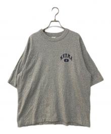 BLURHMS（ブラームス）の古着「Cotton Rayon 88/12 Print Tee コットンレーヨン88/12プリントティー」｜グレー