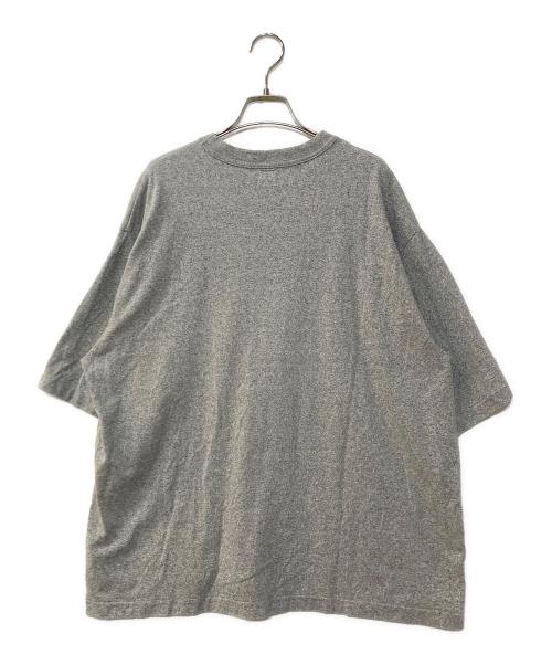 BLURHMS（ブラームス）BLURHMS (ブラームス) Cotton Rayon 88/12 Print Tee コットンレーヨン88/12プリントティー グレー サイズ:2の古着・服飾アイテム