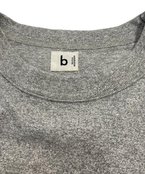 BLURHMS（ブラームス）BLURHMS (ブラームス) Cotton Rayon 88/12 Print Tee コットンレーヨン88/12プリントティー グレー サイズ:2の古着・服飾アイテム
