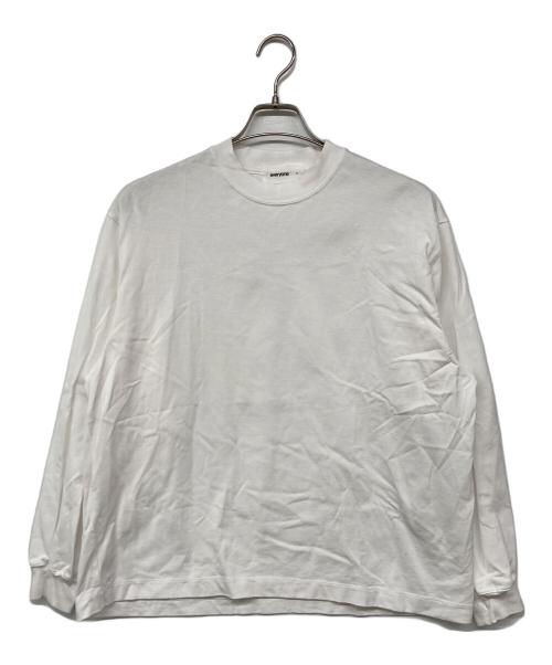 everyone（エブリワン）everyone (エブリワン) cotton long sleeve t-shirt / コットン ロングスリーブ Tシャツ ホワイト サイズ:Sの古着・服飾アイテム