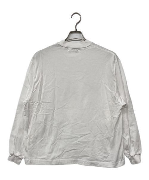 everyone（エブリワン）everyone (エブリワン) cotton long sleeve t-shirt / コットン ロングスリーブ Tシャツ ホワイト サイズ:Sの古着・服飾アイテム