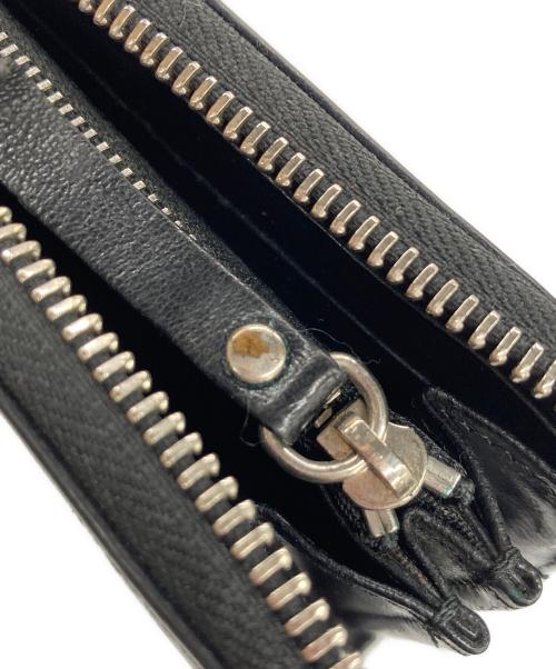 Maison Margiela（メゾンマルジェラ）Maison Margiela (メゾンマルジェラ) L字ジップロングウォレット ブラックの古着・服飾アイテム