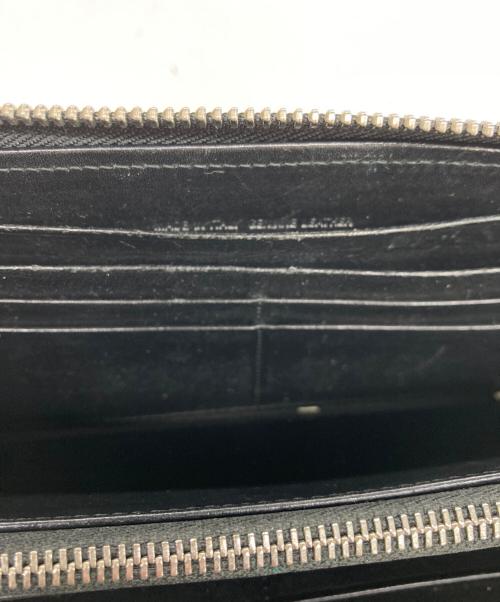 Maison Margiela（メゾンマルジェラ）Maison Margiela (メゾンマルジェラ) L字ジップロングウォレット ブラックの古着・服飾アイテム