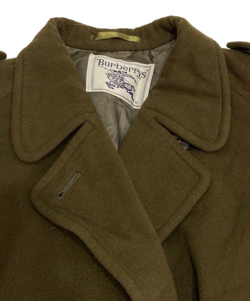 Burberry's（バーバリー）Burberry's (バーバリー) カシミヤ混コート オリーブ サイズ:9ARの古着・服飾アイテム