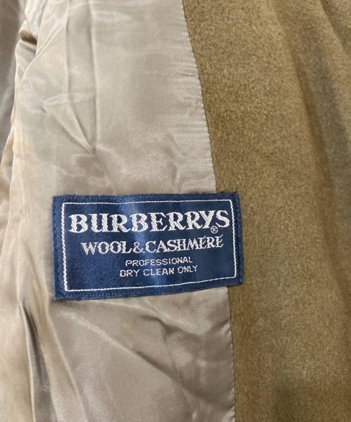 Burberry's（バーバリー）Burberry's (バーバリー) カシミヤ混コート オリーブ サイズ:9ARの古着・服飾アイテム