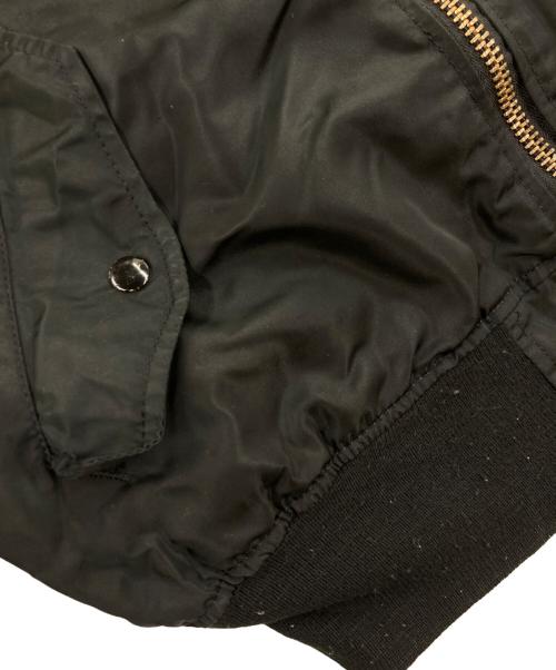 ALPHA（アルファ）ALPHA (アルファ) 90`S MA-1ジャケット ブラック サイズ:Mの古着・服飾アイテム