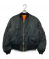ALPHA（アルファ）の古着「90`S MA-1ジャケット」｜ブラック