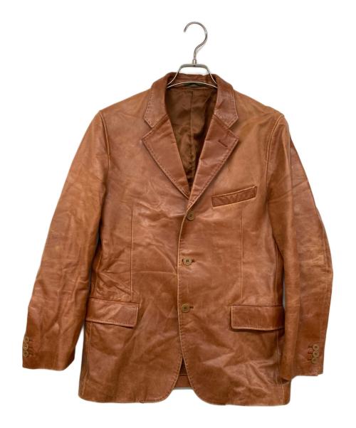 A.A.R（アール）A.A.R (アール) レザー3Bジャケット ブラウン サイズ:Ｍの古着・服飾アイテム