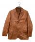 A.A.R（アール）の古着「レザー3Bジャケット」｜ブラウン