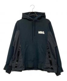 sacai×NIKE（サカイ×ナイキ）の古着「Sacai x Nike NRG Pullover Hoodie "Black" / プルオーバーパーカー」｜ブラック