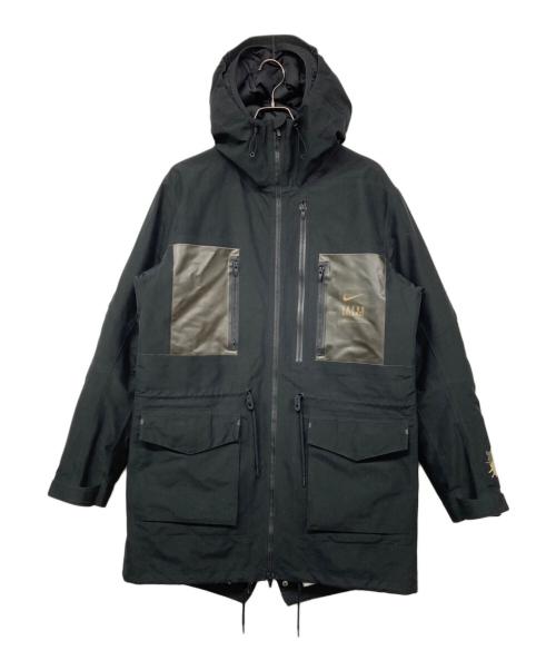 NIKE（ナイキ）NIKE (ナイキ) UNDERCOVER (アンダーカバー) 3-Layer Fishtail Parka / 3レイヤー フィッシュテール パーカ ブラック サイズ:Lの古着・服飾アイテム