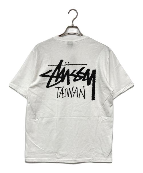 stussy（ステューシー）stussy (ステューシー) STOCK TAIWAN TEE 半袖カットソー ホワイト サイズ:Mの古着・服飾アイテム