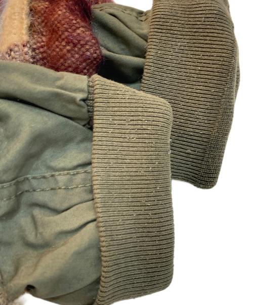 sacai（サカイ）sacai (サカイ) 異素材切替モヘアチェックブルゾン マルチカラー サイズ:3の古着・服飾アイテム