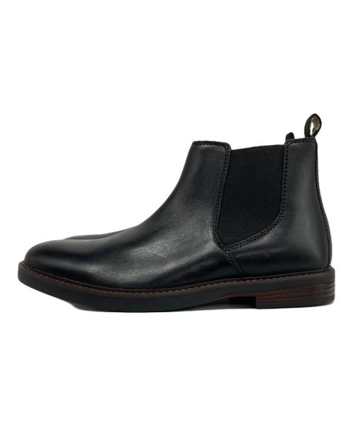 CLARKS（クラークス）CLARKS (クラークス) Paulson Up / ポールソンアップ サイドゴアブーツ ブラック サイズ:UK9の古着・服飾アイテム
