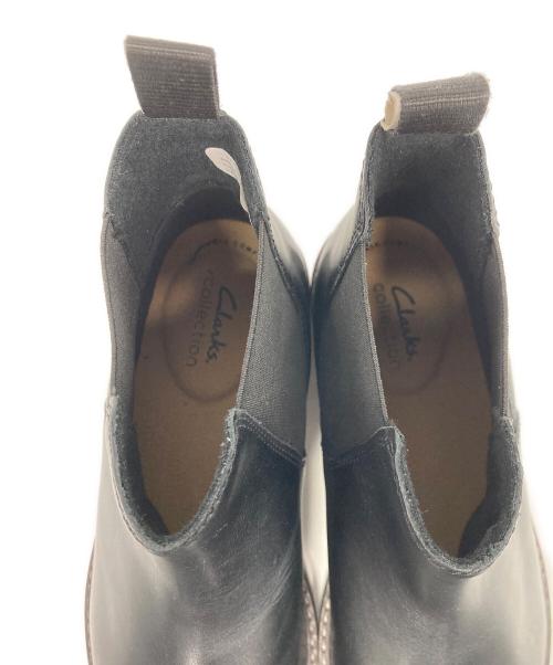 CLARKS（クラークス）CLARKS (クラークス) Paulson Up / ポールソンアップ サイドゴアブーツ ブラック サイズ:UK9の古着・服飾アイテム