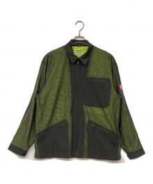 C.E（シーイー）の古着「LINED POWERNET ZIP JACKET 」｜オリーブ
