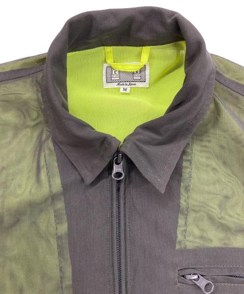 C.E（シーイー）C.E (シーイー) LINED POWERNET ZIP JACKET  オリーブ サイズ:Mの古着・服飾アイテム