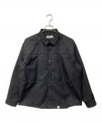 EVISENエビセン）の古着「FIELD WORK SHIRT JACKET / フィールドワークシャツジャケット」｜ブラック