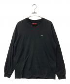 SUPREMEシュプリーム）の古着「small box logo L/S tee スモールボックスロゴ ロングスリーブカットソー」｜ブラック