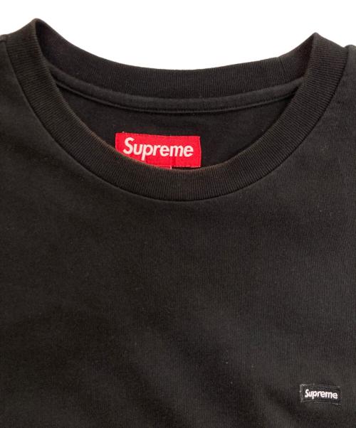SUPREME（シュプリーム）SUPREME (シュプリーム) small box logo L/S tee スモールボックスロゴ ロングスリーブカットソー ブラック サイズ:Mの古着・服飾アイテム