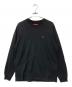 SUPREME（シュプリーム）の古着「small box logo L/S tee スモールボックスロゴ ロングスリーブカットソー」｜ブラック