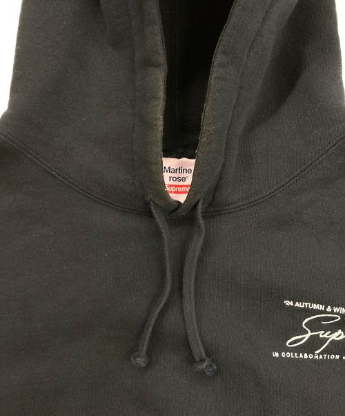 SUPREME（シュプリーム）SUPREME (シュプリーム) MARTINE ROSE (マーティン・ローズ) Hooded Sweatshirt パーカー ブラック サイズ:Mの古着・服飾アイテム