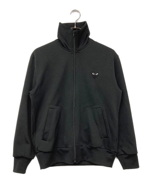 PLAY COMME des GARCONS（プレイコムデギャルソン）PLAY COMME des GARCONS (プレイコムデギャルソン) Black Emblem Black ハートロゴトラックジャケット ブラック サイズ:Mの古着・服飾アイテム
