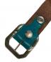 中古・古着 GALLERY DEPT (ギャラリー デプト) PAINTED STUDDED BELT グリーン サイズ:34：50000円