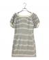 HER LIP TO (ハーリップトゥ) Saint-Tropez Striped Mini Dress ブラック×アイボリー サイズ:S：6000円