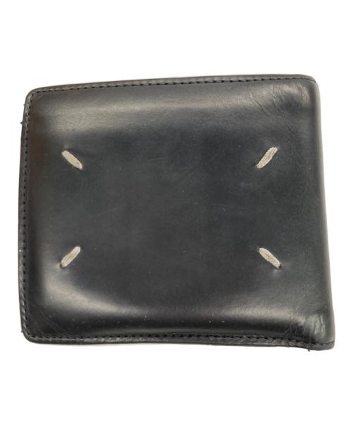 Maison Margiela（メゾンマルジェラ）Maison Margiela (メゾンマルジェラ) 4ステッチ2つ折り財布 ブラックの古着・服飾アイテム