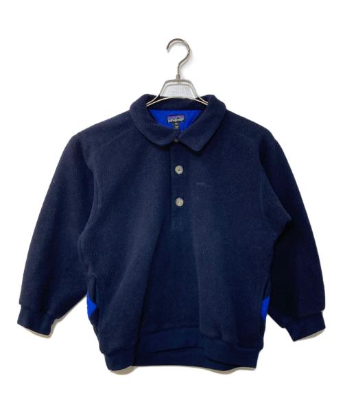 Patagonia（パタゴニア）Patagonia (パタゴニア) 00S ハーフボタンフリースプルオーバー ネイビー サイズ:Mの古着・服飾アイテム