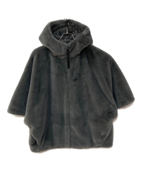 CADUNE（カデュネ）CADUNE (カデュネ) フェイクファージャケット グレー サイズ:38の古着・服飾アイテム