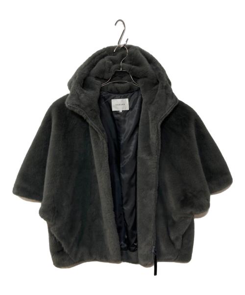CADUNE（カデュネ）CADUNE (カデュネ) フェイクファージャケット グレー サイズ:38の古着・服飾アイテム