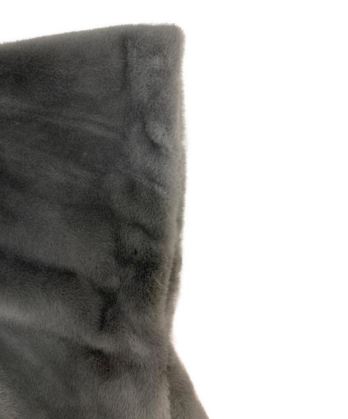 CADUNE（カデュネ）CADUNE (カデュネ) フェイクファージャケット グレー サイズ:38の古着・服飾アイテム