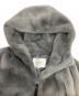中古・古着 CADUNE (カデュネ) フェイクファージャケット グレー サイズ:38：10000円