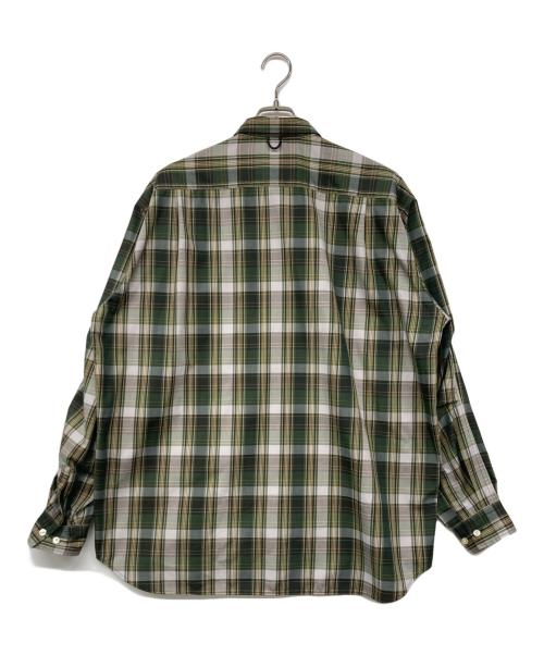 DAIWA PIER39（ダイワ ピア39）DAIWA PIER39 (ダイワ ピア39) TECH REGULAR COLLAR SHIRTS L/S PLAIDS グリーン サイズ:Lの古着・服飾アイテム