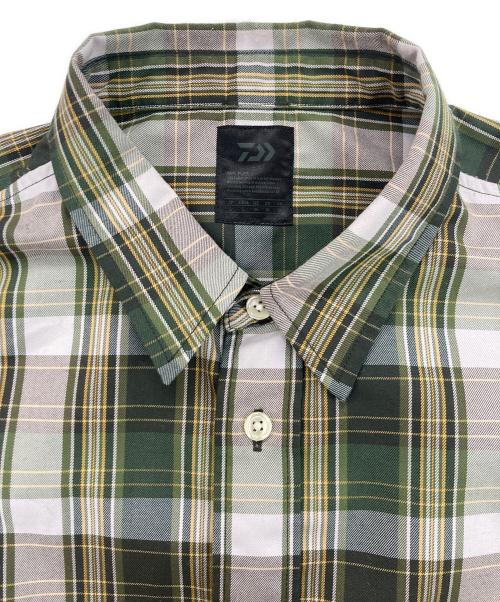 DAIWA PIER39（ダイワ ピア39）DAIWA PIER39 (ダイワ ピア39) TECH REGULAR COLLAR SHIRTS L/S PLAIDS グリーン サイズ:Lの古着・服飾アイテム
